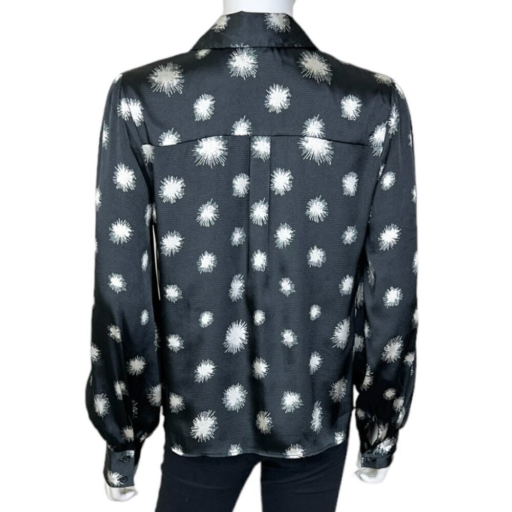 Who What Wear Dandelion Dots Button Down - sz Small - Picture 6 of 8